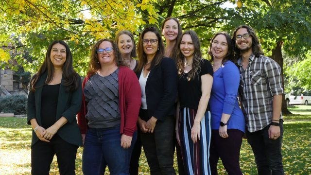 CRW staff standing outside in a group