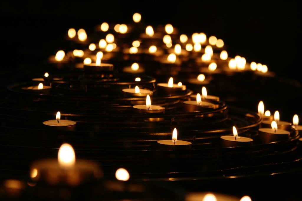 mourning candles